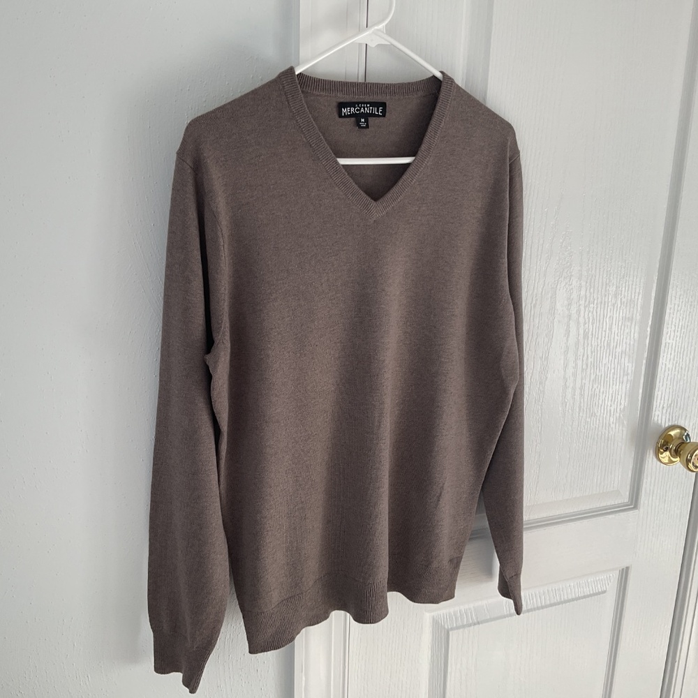 J Crew Mercantile Cotton/Marino Wool Men’s Sweater Size M